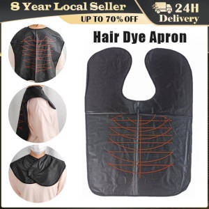 Professional Hairdressing Cape Waterproof Hair Coloring Wraps Barber Shoulder Pads Hair Dyeing Haircut Apron Durable Hair Styling Haircut Salon Tool Apron Cutting Cape Hairdressing Cloth Barber Cape Black Hairdressing Cape Waterproof Hair Coloring