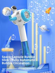 LELEMAO | Máy Tạo Bong Bóng Tự Động Kiểu Máy Bay Không Gian