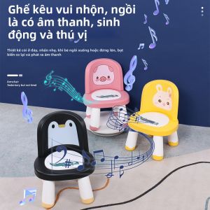 Ghế Bé Có Đệm Lưng Hình Hoạt Hình Tương Tác