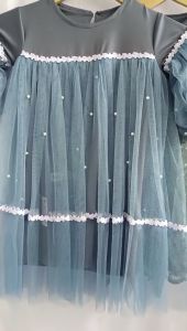 Denim Series! Dress Kids & Baby Perempuan / Gamis Anak set Hijab