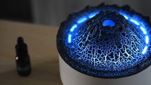 Simulation Volcano  Jellyfish 3D Flame Aroma Diffuser Aromatherapy Humidifer Household  Indoor Fragrance Lasting