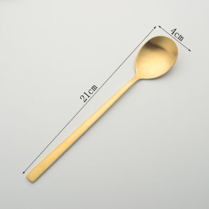 Korean Style Brass Long Spoon Pure Copper Household Restaurant Good-looking Matte Rice Spoon Soup Spoon Spoon Bibimbap Spoon Copper Spoon