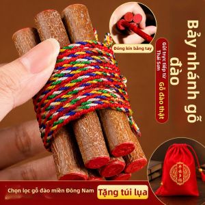 BINYUE | Peach Wood Branch Charm 7cm