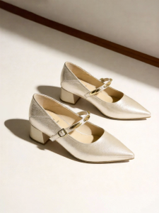 Josiny | Elegant Retro Mary Jane Shoes Low-cut Chunky Heel