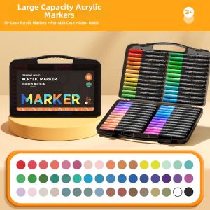 MINGZHUO | Waterproof Washable Non-bleeding Stacking School Art Pen 120 Colors
