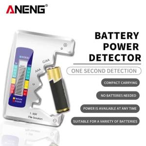 ANENG | Máy Kiểm Tra Pin Kỹ Thuật Số LCD ANENG Dụng Cụ Kiểm Tra Điện Áp Và Dung Lượng Pin Đa Năng Cho Pin AA AAA D N 9V 1.55V Pin Nút Dụng Cụ Chẩn Đoán