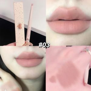 Son Môi Nhung Lì Màu Hồng Nude Chống Nước Lâu Trôi Kẻ Viền Môi Mịn Màng Tự Nhiên Chì Kẻ Môi Dạng Sáp