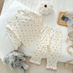 JIFANPAUL | Lightweight Summer Kids Pajamas Long Sleeve