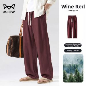 MiiOW | Mens Summer Breathable Wide-leg Trousers