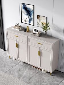 All-Aluminum Shoe Cabinet Outdoor Simplicity Balcony Ark For Home Entrance Cabinet Customization Waterproof and Sun Protection Large Capacity Living Room Locker