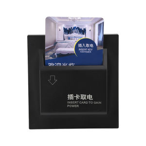 AC180-240V 86-type Hotel Card Insertion Power Switch 40A for Hotels Keycard System Insert Card to Take Power Saving Energy Switch