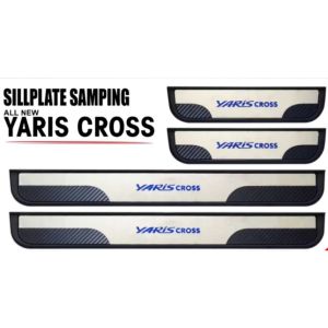 SILL PLATE/SILLPLATE SAMPING LAMPU/SIDE SCUFF PLATE LED YARIS CROSS 2023 2024 DENGAN LAMPU DAN TANPA LAMPU LED