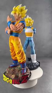 Bandai | 32cm Anime Dragon Ball Z Super Saiyan Son Goku VS Vegeta Relation Ver. GK PVC Action Figure Statue Collection Model Toys Doll