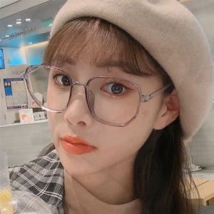 Sampai7an KM09 / Kacamata Fashion Wanita Pria Korean Style Simple Transparan Termurah Import / COD