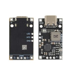 Type-C USB 2S 3S Li-ion Battery Charger Module 15W with Balance QC Fast Charge 8.4V 12.6V 1.5A Adjustable Boost Converter