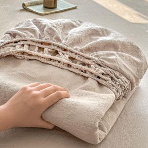 MINGSHA | 3D Embroidery 100% Cotton Bed Skirt