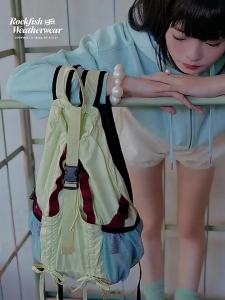 Winter Autumn Casual Fashion Patchwork Commute Backpack