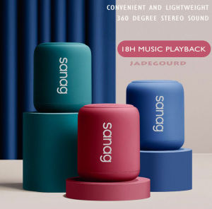 JadeGourd Original Bluetooth Speaker Portable Indoor-Outdoor USB Rechargeable Wireless with Built-in Microphone 360 Degree Stereo Sound