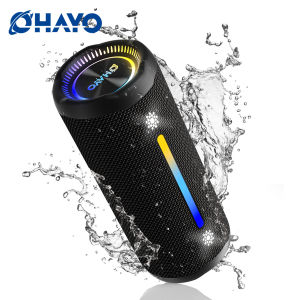 OHAYO X10MAX Bluetooth Speaker 35W - IPX7 Waterproof Powerful Stereo Sound 24H Playtime TWS Pairing Dazzling Lights Bass Up