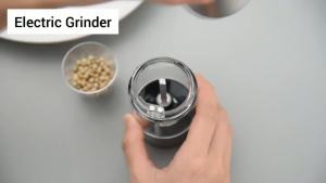 2Pcs Stainless Steel Electric Pepper Grinder Spices Sea Salt Kitchen Outdoor Barbecue Seasoning Coarser Adjustment Cooking Tools