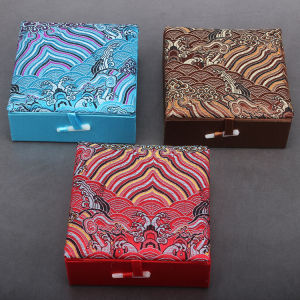 Chinese Style Bracelet Box Prayer Bead Box Bracelet Box Necklace Jewelry Box Holding Display Box Gift Box 10 * 10cm