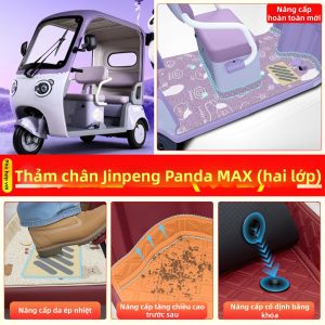 Đệm Đặt Chân Trang Trí và Thực Dụng cho Xe Điện 3 Bánh