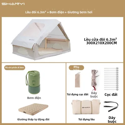 SHANYI | Lều Tự Động Bơm Hơi Chống Thấm Nước Chống Gió Có Thể Mang Đi