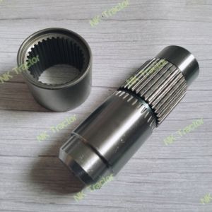 Kubota M6040 Tilt Steering Column with Pull Lever and Release (แกนตัดต่อดุมล้อหน้า แกนเพลาล้อหน้า เฟืองเพลาล้อหน้า ปลอกตัดต่อ ปลอก+แกน เฟืองล้อหน้า ปลอก)