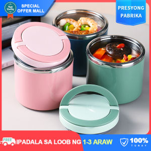 【Stainless Steel】Insulated Sealed Bento Boxes Soup Jar Heat Preservation Lunch Bowl Food Warm Container for School Picnic Camping Office Student