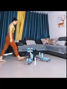 Professional Leg Stretcher Split Machine for Dancers Flexibility Training Equipment Large Degree of Stretch Durable Blue - Home Gym & Dance Studio Essential