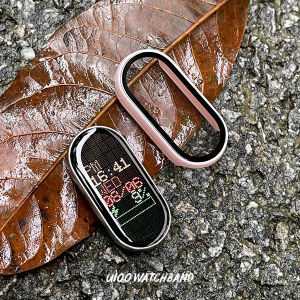 Integrated Protective Case for Xiaomi Band 10 Full Cover Anti-Fall Shockproof Smartwatch Band Cover Glass Material