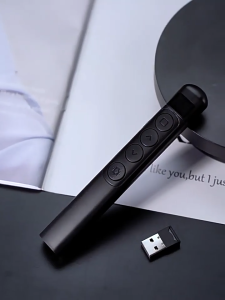 Laser Pointer Presenter Wireless USB Pen Laser Presentasi PPT Sinar Merah Jarak 200M
