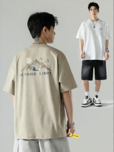 Wood soon | American Trendy Casual Round Neck Short Sleeve T-shirt