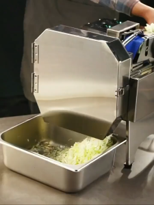 【M20】300KG/H High-Speed Vegetable Cutter | Adjustable 1–35mm Slicing | Conveyor Belt Type | Commercial Food Processor