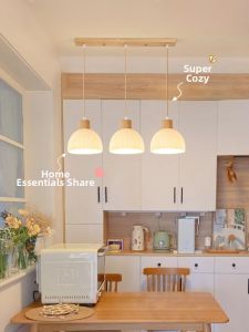 DGY | Rustic Wooden Modern Dining Room LED Chandelier