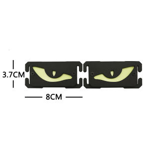 Devil Eye Luminous Marking Strip Outdoor Equipment Backpack Accessories Tactical Vest Luminous Marking Strip Molle Applicable