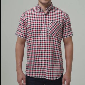 Lee Cooper Short Shirt Rudd Black Red