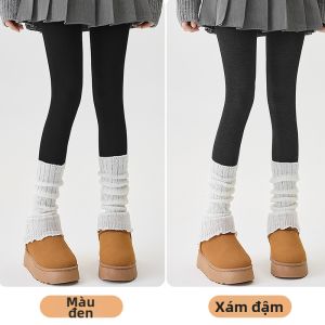 TENGNAIMEI | Quần Leggings Bền Ấm cho Phụ Nữ Quần Bông Thermal Mùa Thu Đông
