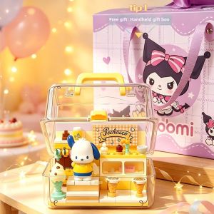LEDI BEIBEI | Girls Kuro Mami Cinnamoroll Strawberry New Year Themed Building Blocks Toy