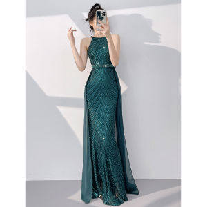 Elegant White Evening Gown