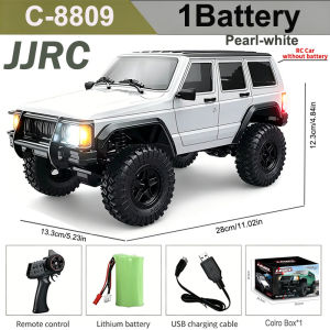 WLtoys | Top JJRC C8809 1/18 RC Car 2.4G Remote Control Crawler 4WD Electric Climbing Off-Road Model Car Toys for Children