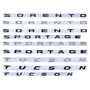 Front hood logo for Hyundai TUCSON KIA SORENTO SPORTAGE letter sticker Bonnet emblem Rear badge modification