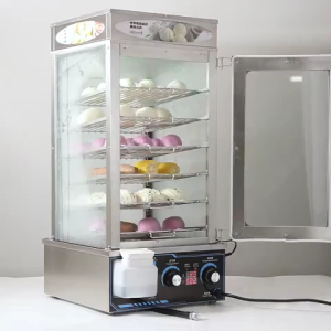 【COD】Kalinga 5-layer Glass Electric Steamer Food Display Steamer Electric Siopao Steamer Commercial Bun Steamer Heavy Duty Stainless Steel Glass Display Steaming Cabinet For Siomai Hotdog Breakfast Business Use