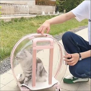 🎀MỚI VỀ🎀 Vali trong suốt vận chuyển giành cho Chó Mèo cứng cáp bền đẹp gọn nhẹ dễ dàng di chuyển.