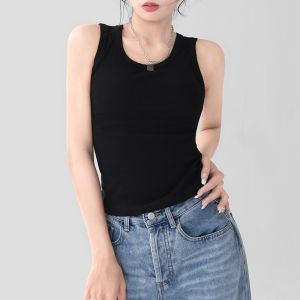 Áo Ba Lỗ Nữ Mùa Hè Co Giãn Cao Che Mông Áo Lót Chống Ánh Sáng Áo Lót Cotton Lycra Áo Lót Mùa Hè Áo Lót Thường Ngày