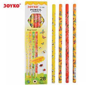 Pencil/pensil joyko P-106/2B/Bug Land/Box 12 pcs