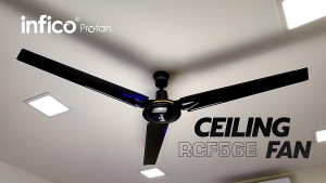 INFICO Kipas Angin Plafon infico (Ceiling Fan) Kipas Langit - Langit 56" - Baling Besi 5 Kecepatan - ICF560
