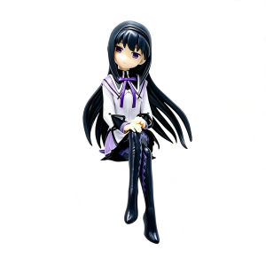 Bandai | 2026 Puella Magi Madoka Magica Figure Kaname Madoka Akemi Homura Noodle Stopper Sitting Anime PVC Figure Desk Ornament Toys Gift