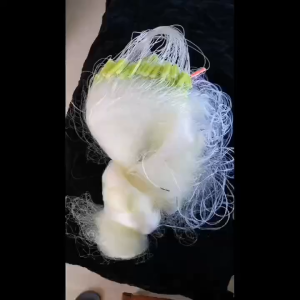 1.5M/2M 3-Layer Nylon Fishing Net 40M/80M Floating Gill Net with Plastic Floats Ready to Use for River Lake Pond Fishing