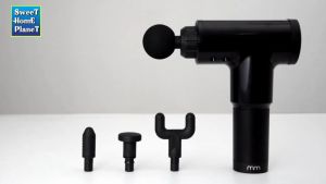 Rechargeable Massage Gun Compact And Silent Portable Muscle Relaxation Vibration 6 Speed Massager Fitness Device Fascial Gun